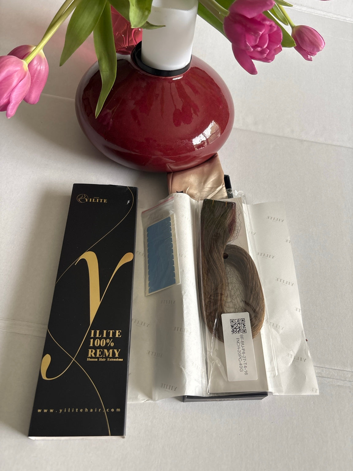 Yilite 100% Remy Human Hair Tape-In Extensions - 16 Inch