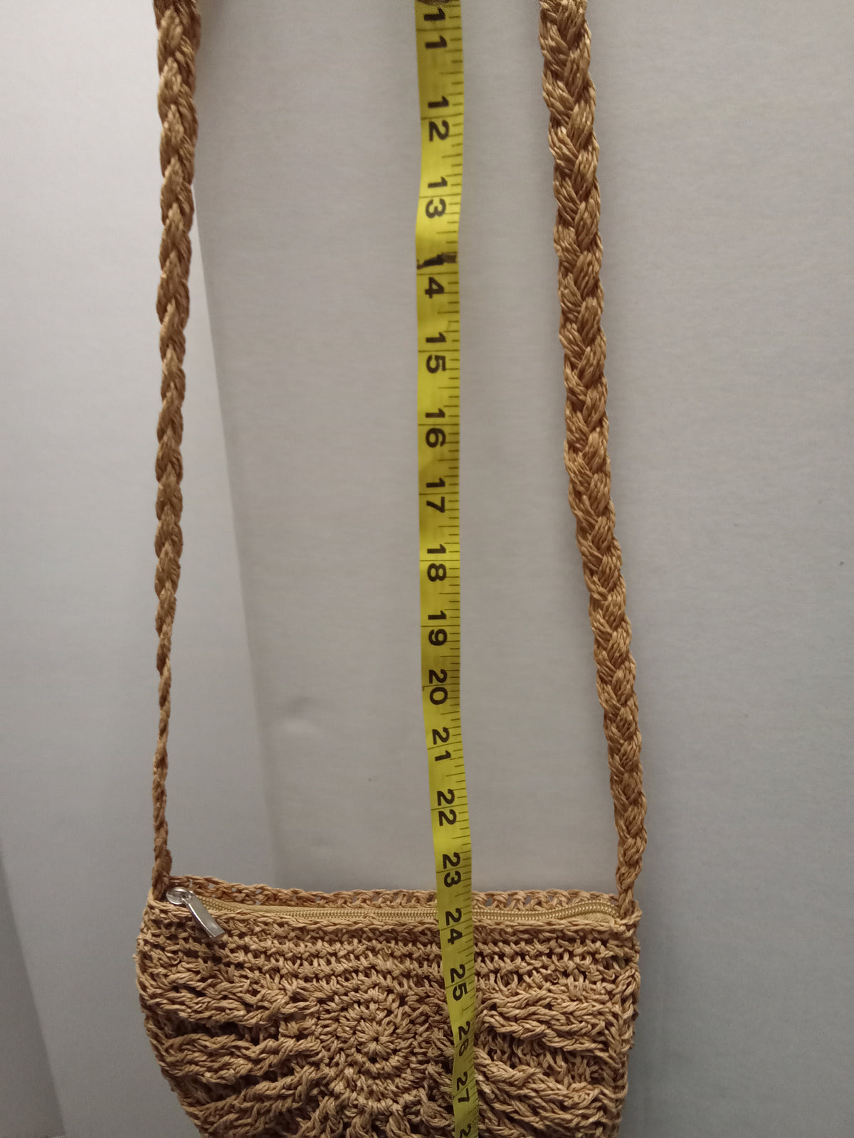 Chic Woven Straw Crossbody Purse – Boho Style
